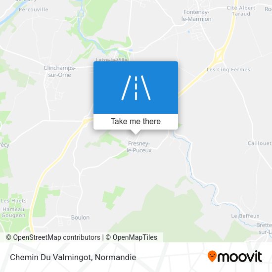 Chemin Du Valmingot map