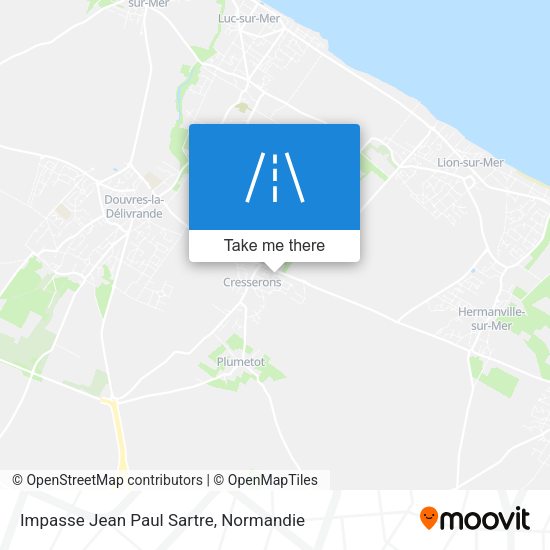 Impasse Jean Paul Sartre map