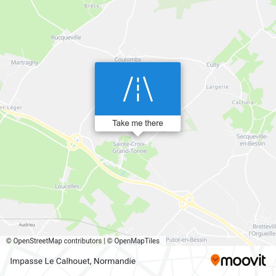 Impasse Le Calhouet map