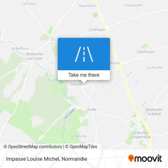 Impasse Louise Michel map