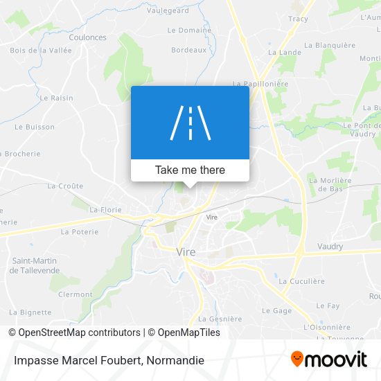 Impasse Marcel Foubert map