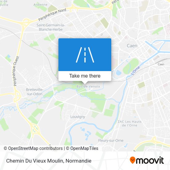 Chemin Du Vieux Moulin map