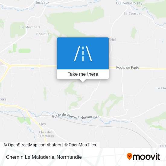 Chemin La Maladerie map