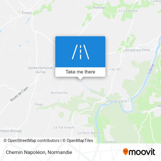Chemin Napoléon map