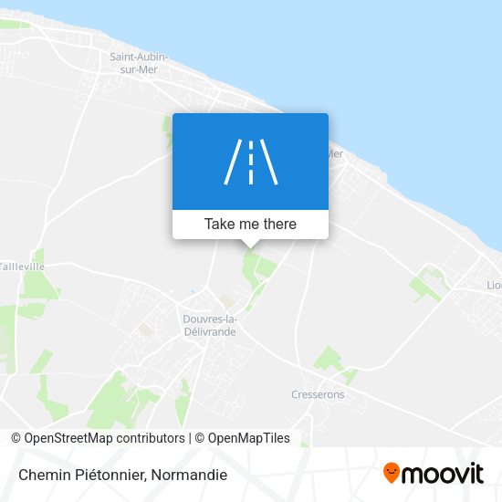 Chemin Piétonnier map