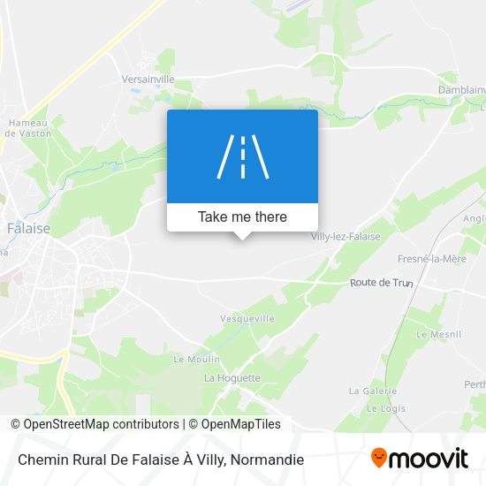 Chemin Rural De Falaise À Villy map