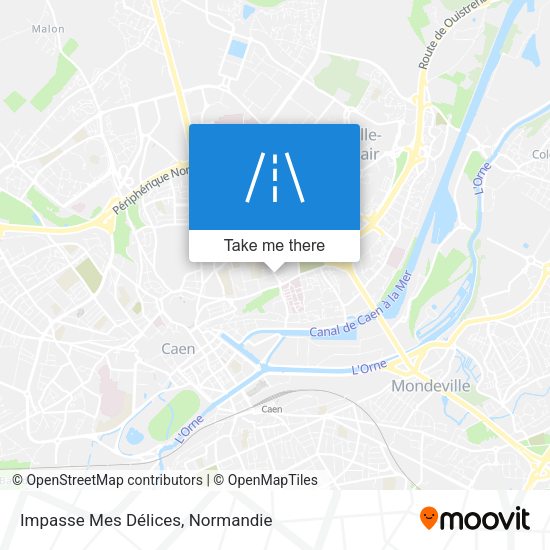 Impasse Mes Délices map