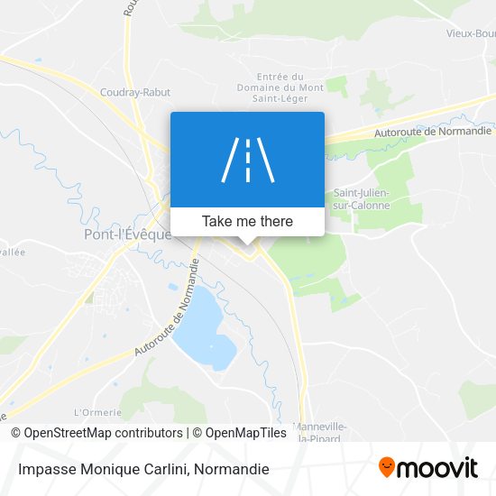 Impasse Monique Carlini map