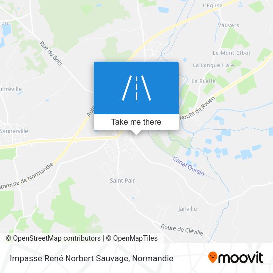 Impasse René Norbert Sauvage map