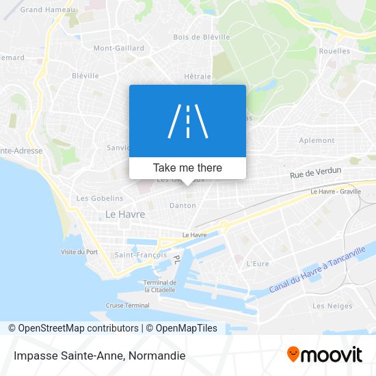 Impasse Sainte-Anne map