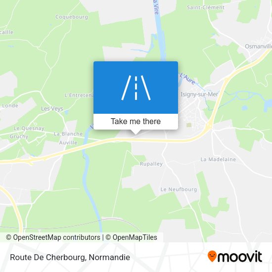 Route De Cherbourg map