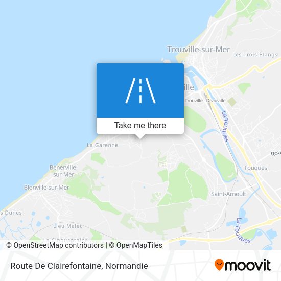 Route De Clairefontaine map