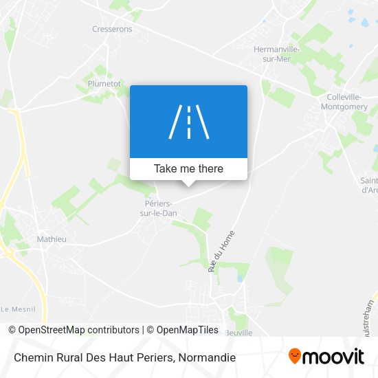 Chemin Rural Des Haut Periers map