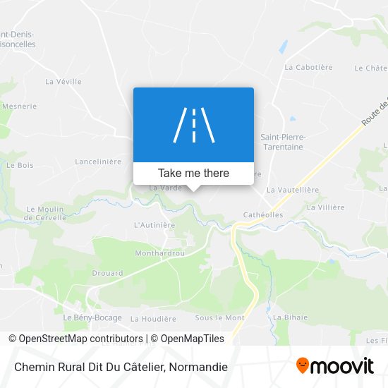 Chemin Rural Dit Du Câtelier map