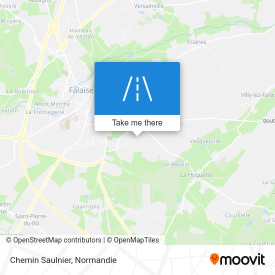 Chemin Saulnier map