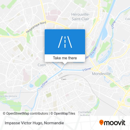 Impasse Victor Hugo map