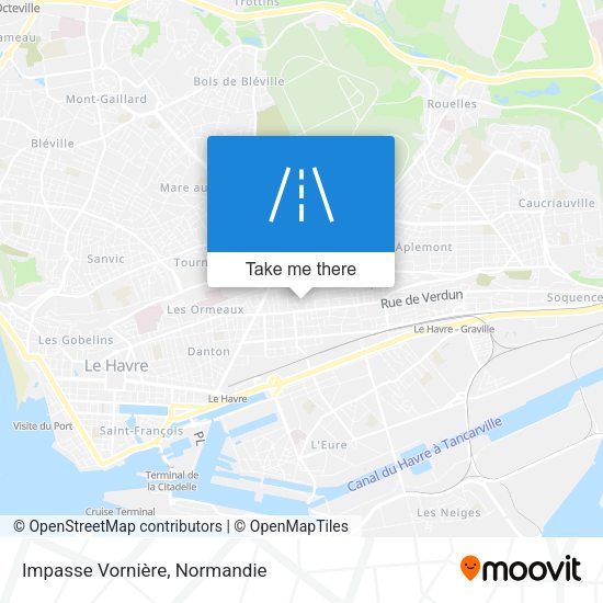 Impasse Vornière map