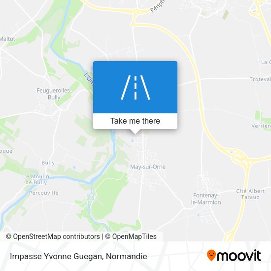 Impasse Yvonne Guegan map