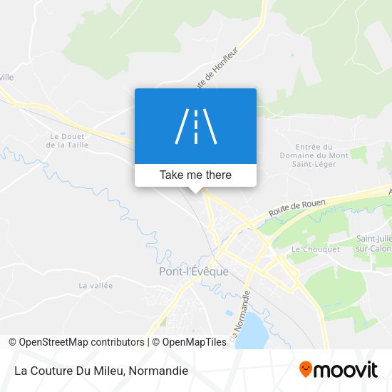 La Couture Du Mileu map