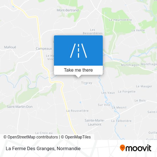 La Ferme Des Granges map