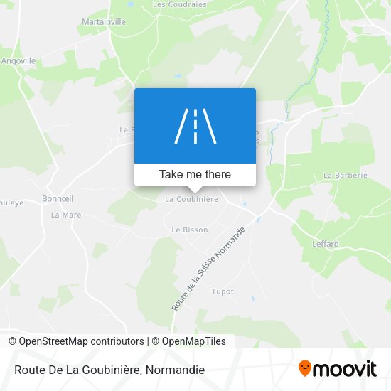 Route De La Goubinière map