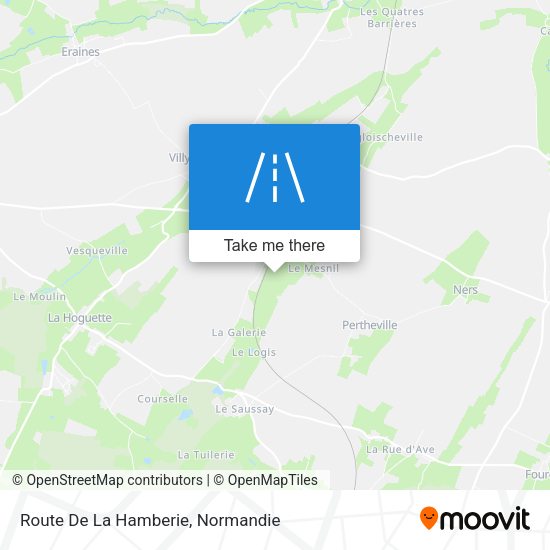 Route De La Hamberie map