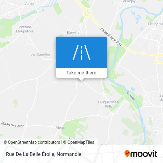 Rue De La Belle Étoile map