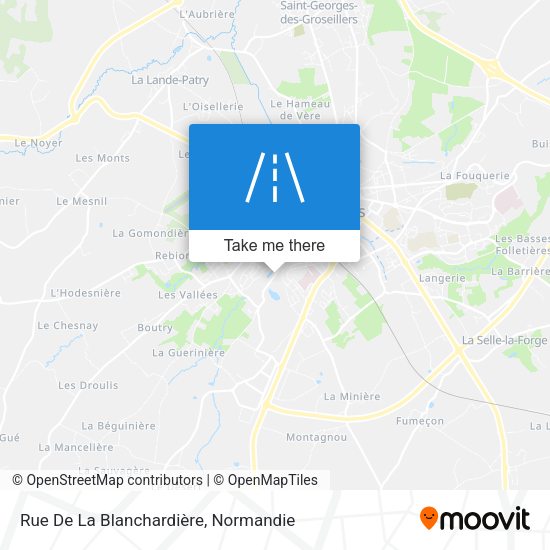 Rue De La Blanchardière map