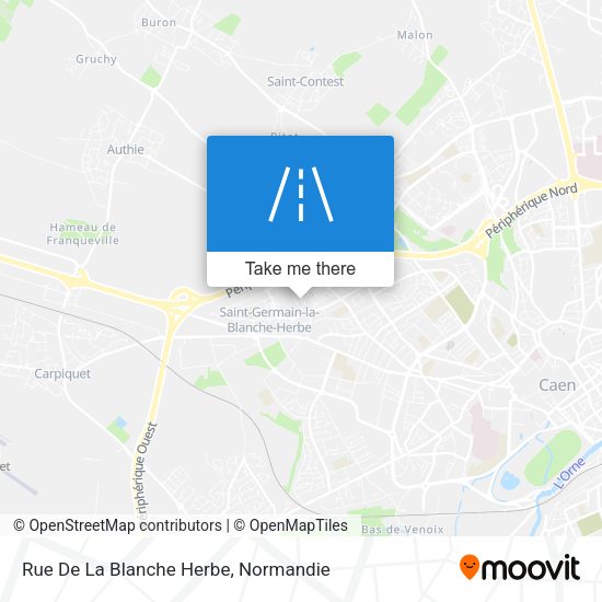 Rue De La Blanche Herbe map
