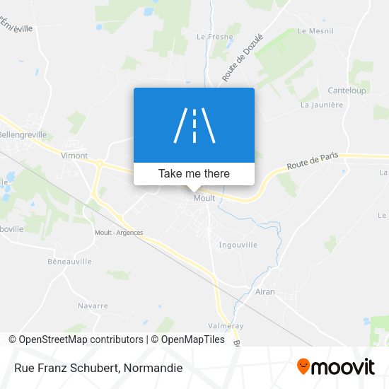 Rue Franz Schubert map