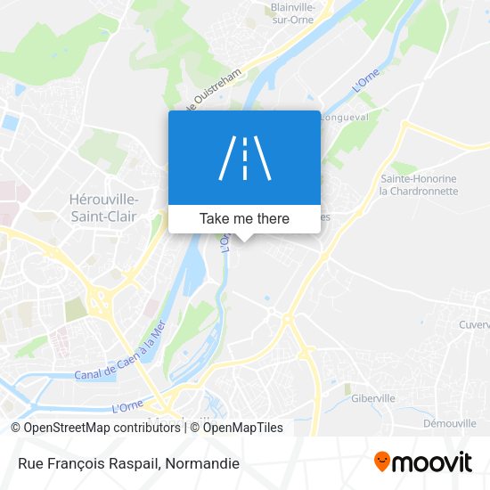 Rue François Raspail map