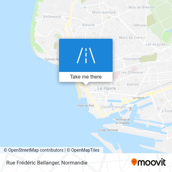 Rue Frédéric Bellanger map