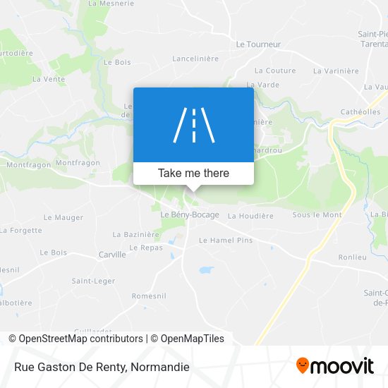 Rue Gaston De Renty map