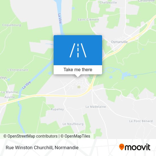 Rue Winston Churchill map