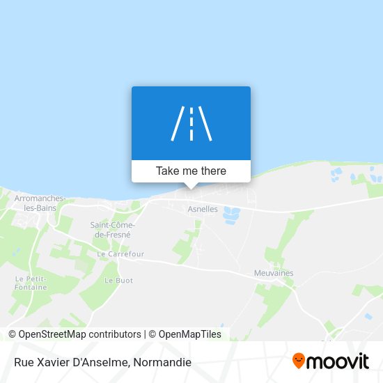 Rue Xavier D'Anselme map