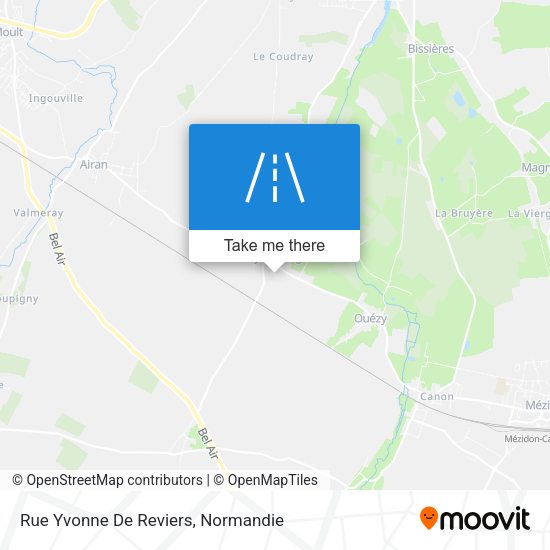 Rue Yvonne De Reviers map