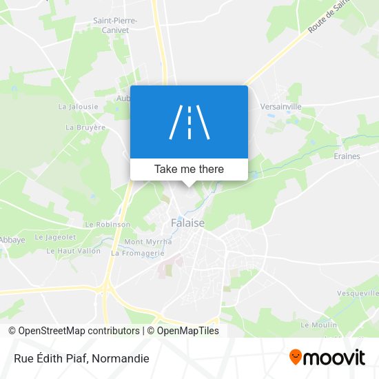 Rue Édith Piaf map