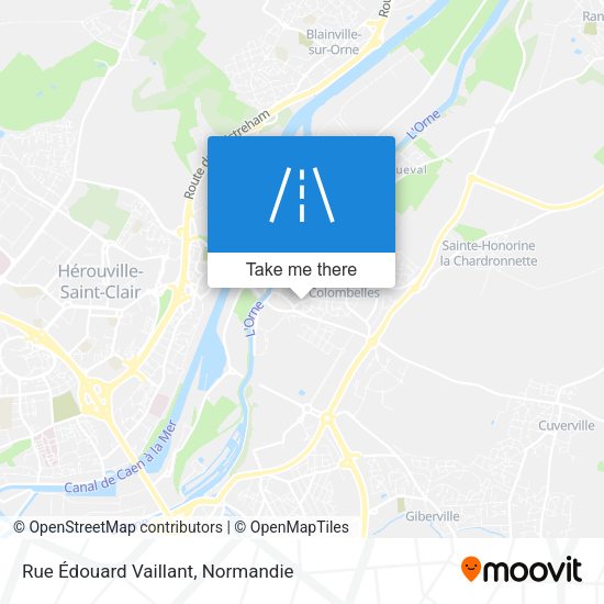 Rue Édouard Vaillant map