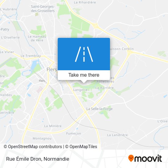 Rue Émile Dron map