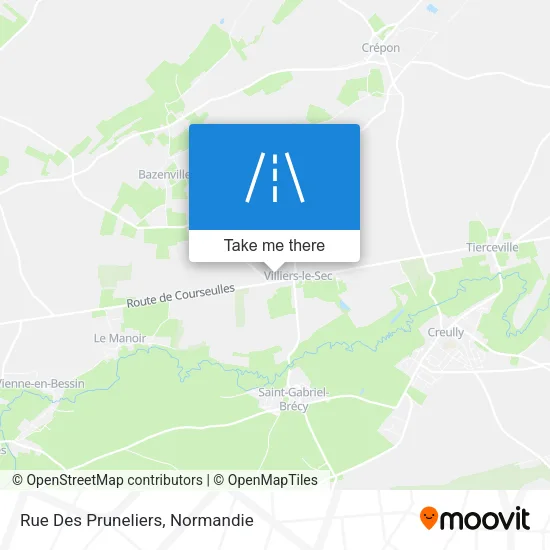 Rue Des Pruneliers map
