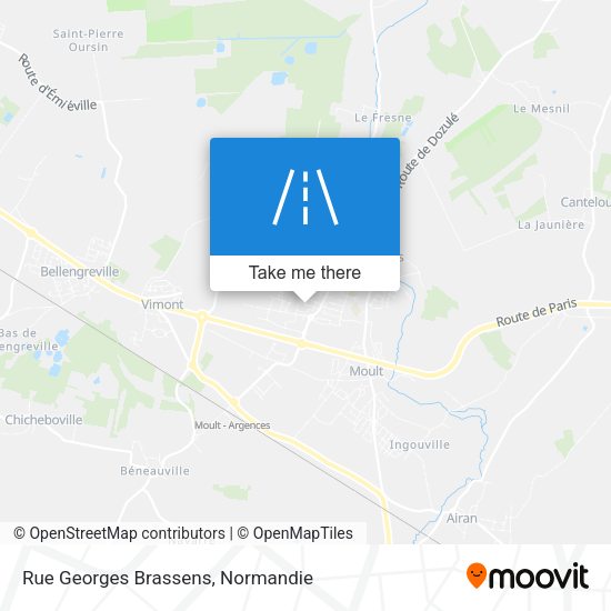 Rue Georges Brassens map