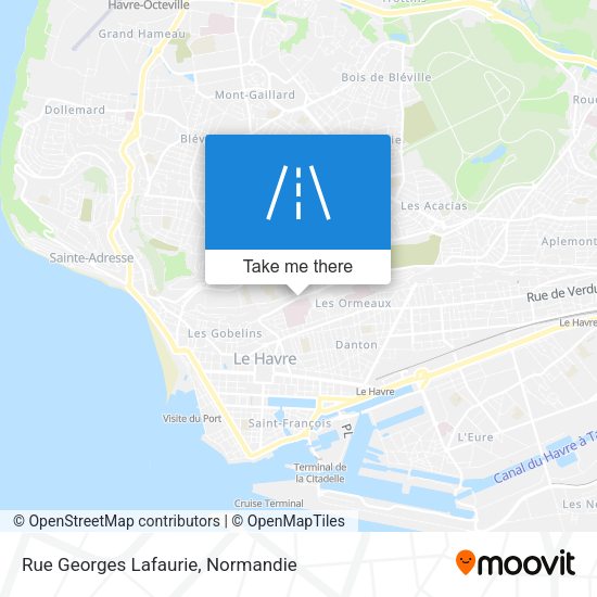 Rue Georges Lafaurie map