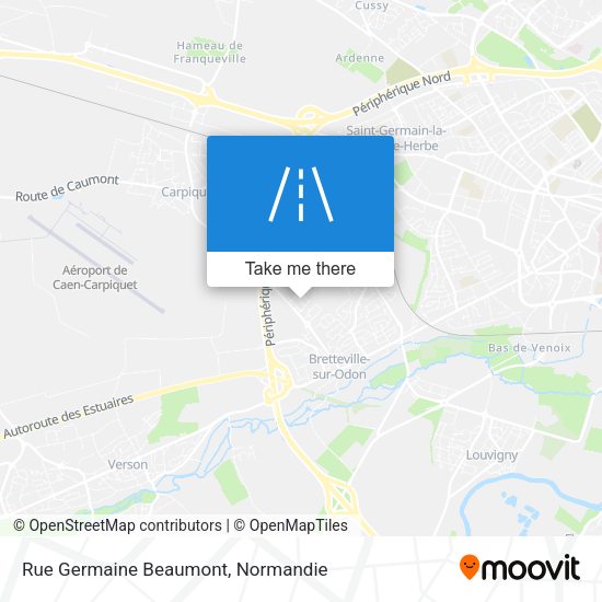 Rue Germaine Beaumont map