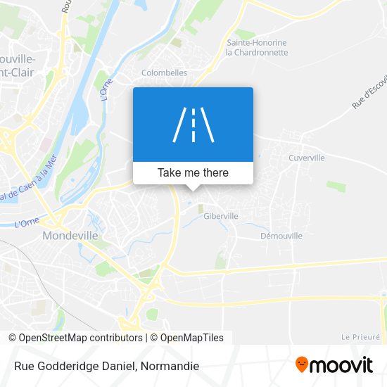 Rue Godderidge Daniel map