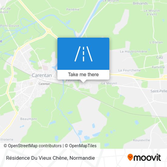 Résidence Du Vieux Chêne map