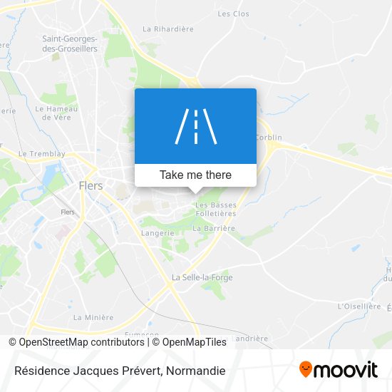Résidence Jacques Prévert map
