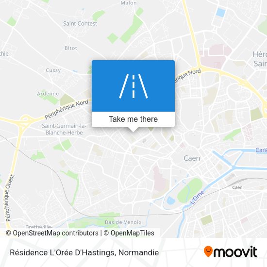 Résidence L'Orée D'Hastings map