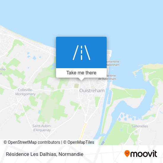 Résidence Les Dalhias map