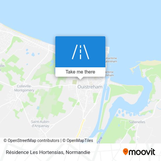 Résidence Les Hortensias map