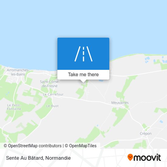 Sente Au Bâtard map